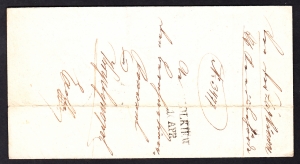 Żółkiew obwoluta listu 1858 rok